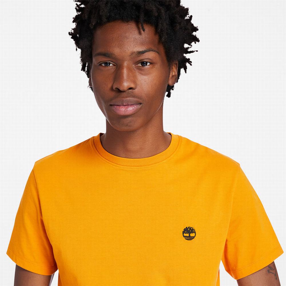 Timberland Dunstan River Crew Tee Tişört Erkek Turuncu | TR-7203F