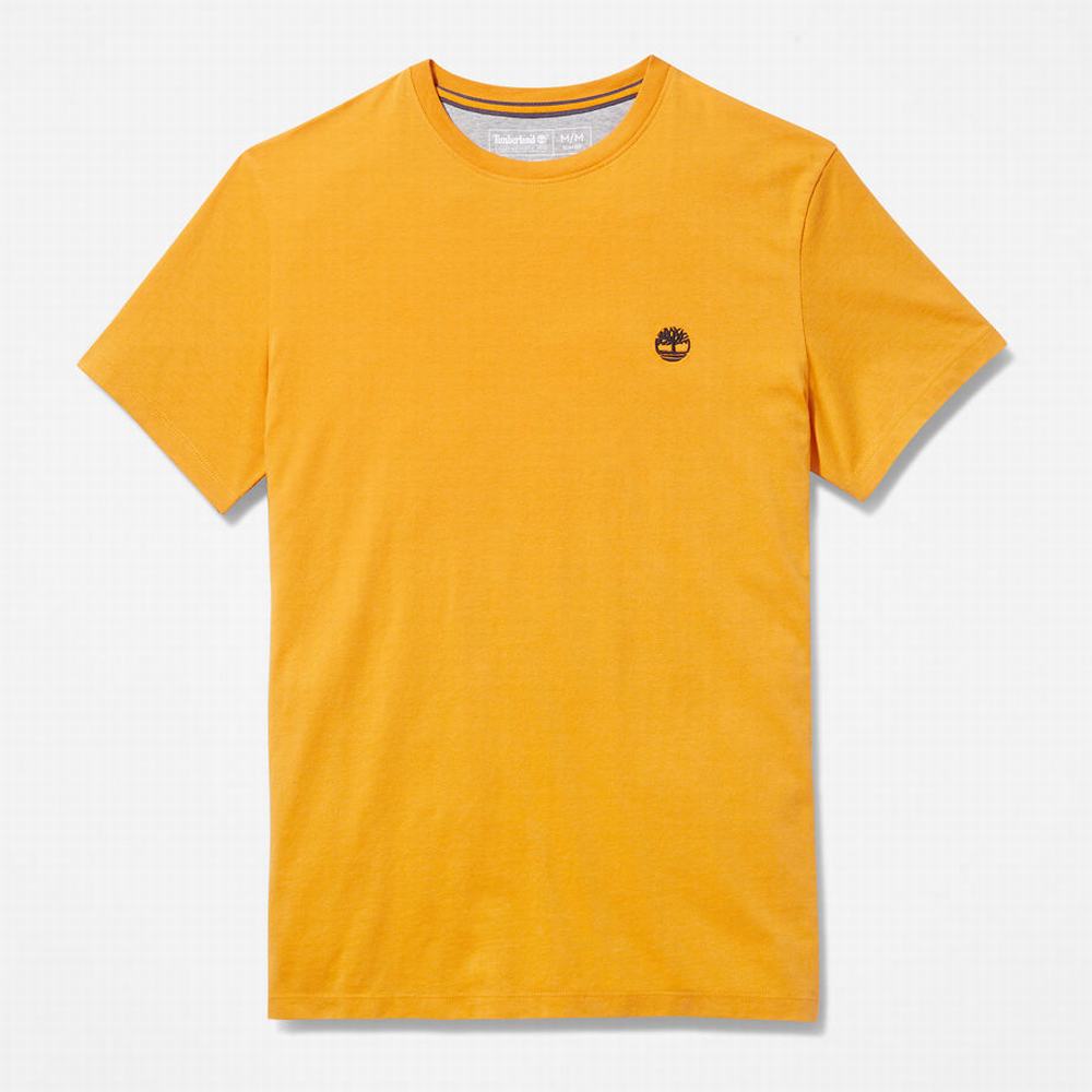 Timberland Dunstan River Crew Tee Tişört Erkek Turuncu | TR-7203F