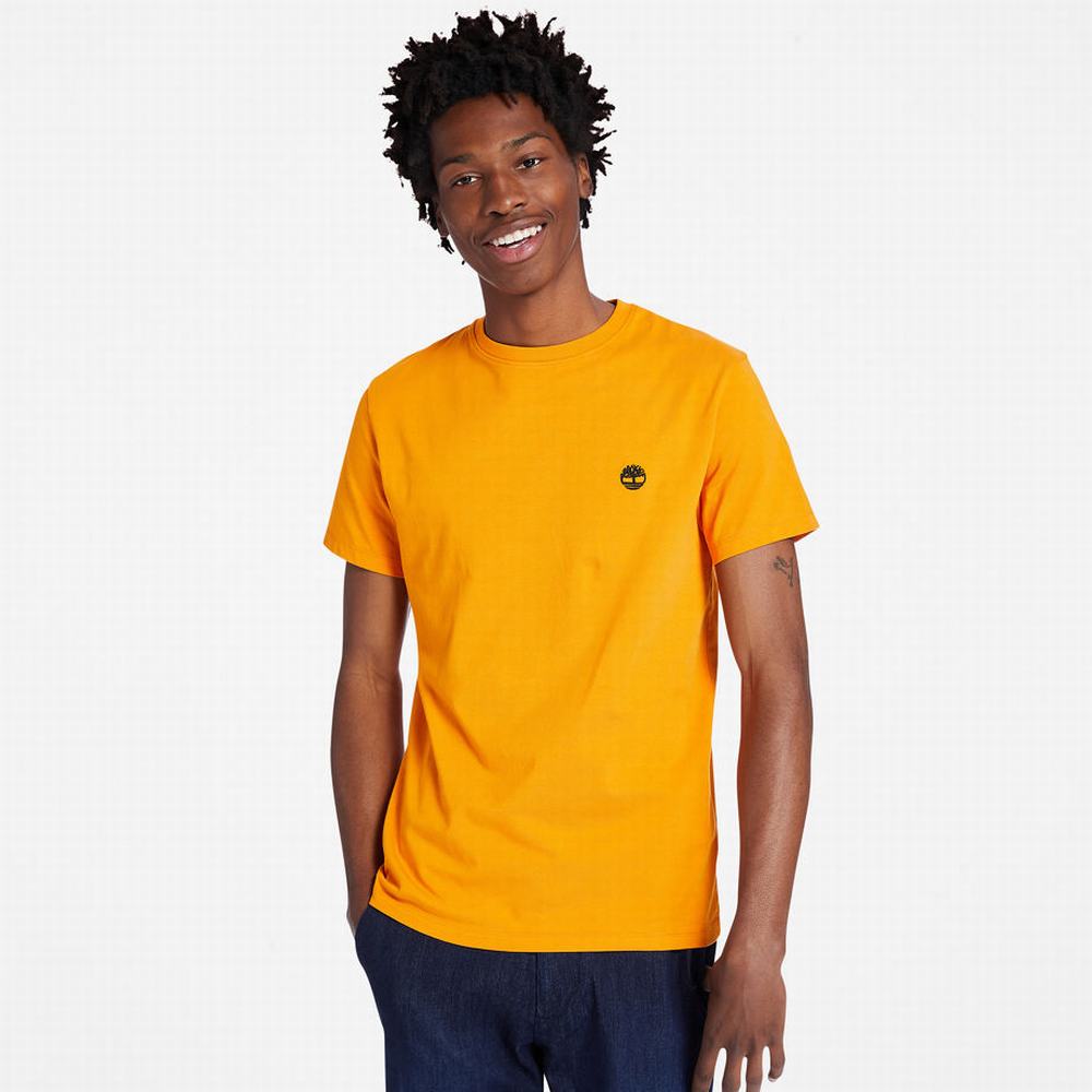 Timberland Dunstan River Crew Tee Tişört Erkek Turuncu | TR-7203F