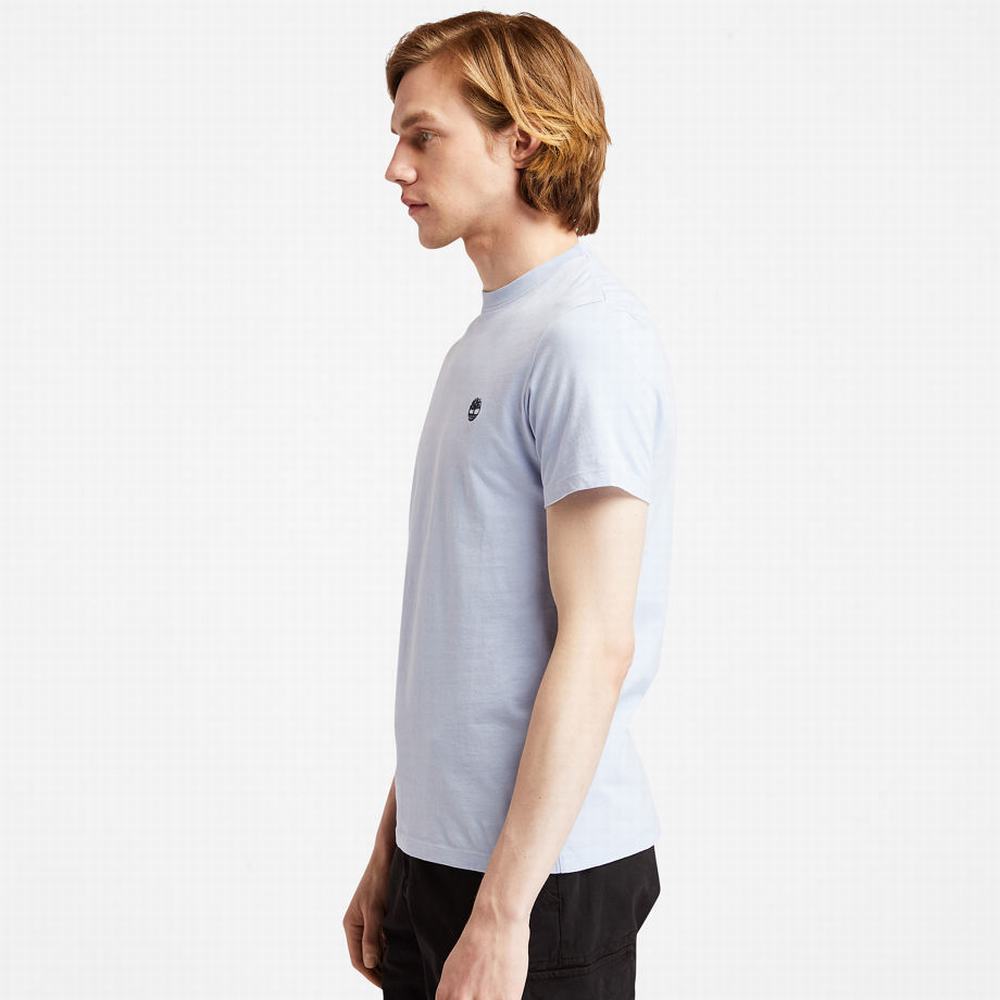 Timberland Dunstan River Crew Tişört Erkek Açık Mavi | TR-4293W