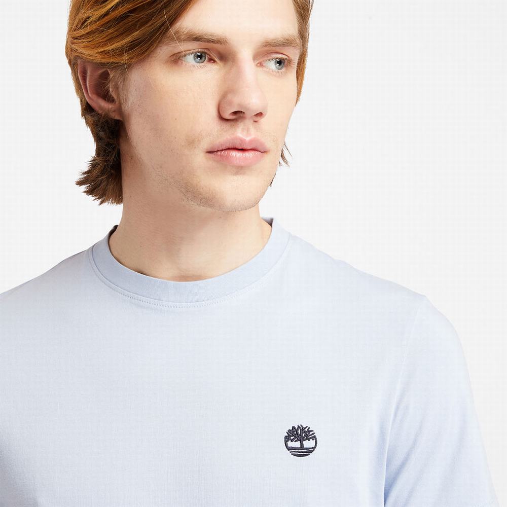 Timberland Dunstan River Crew Tişört Erkek Açık Mavi | TR-4293W