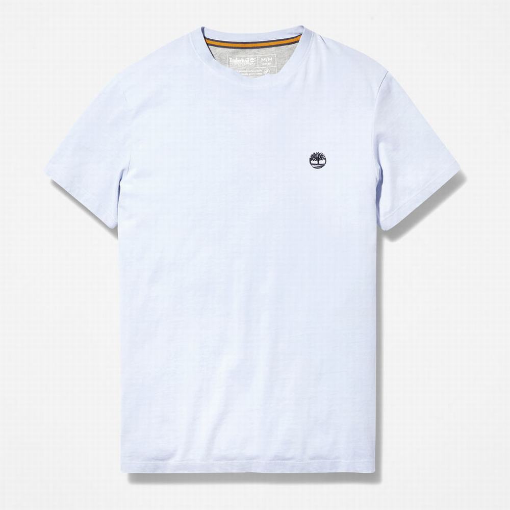 Timberland Dunstan River Crew Tişört Erkek Açık Mavi | TR-4293W