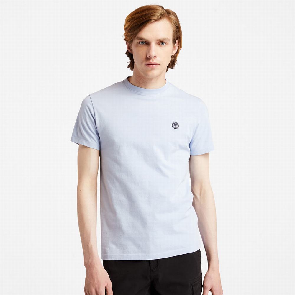 Timberland Dunstan River Crew Tişört Erkek Açık Mavi | TR-4293W