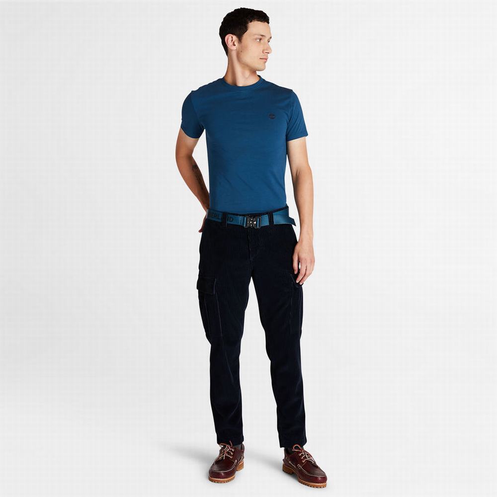 Timberland Dunstan River Crew Tişört Erkek Mavi | TR-5201E