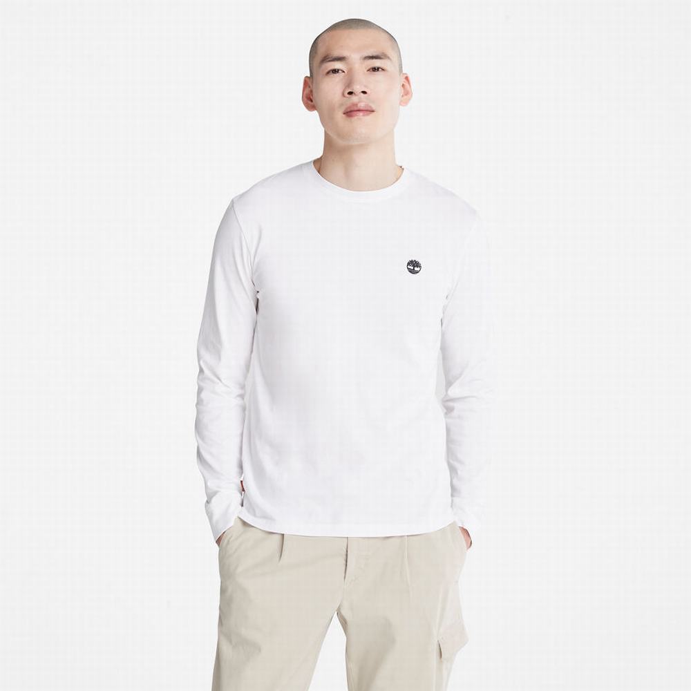 Timberland Dunstan River LS Tişört Erkek Beyaz | TR-3674A