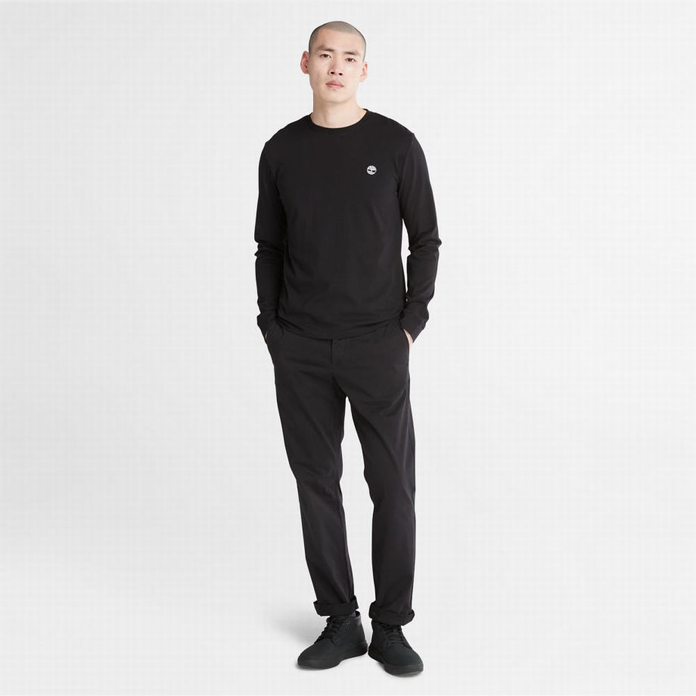 Timberland Dunstan River LS Tişört Erkek Siyah | TR-6391S