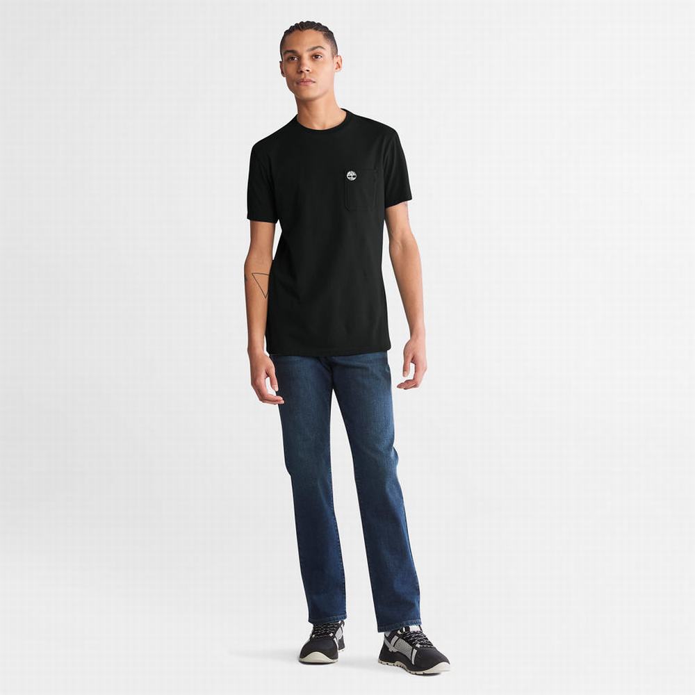 Timberland Dunstan River Pocket Tişört Erkek Siyah | TR-0781H