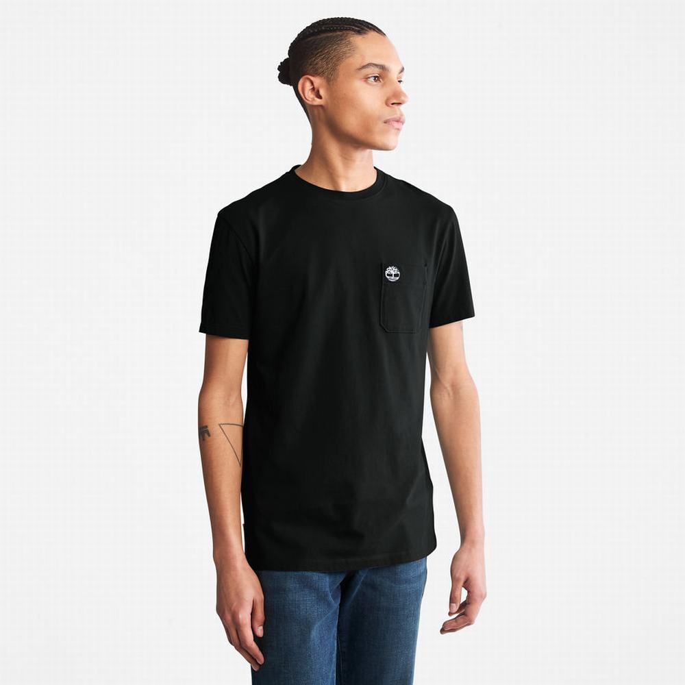 Timberland Dunstan River Pocket Tişört Erkek Siyah | TR-0781H
