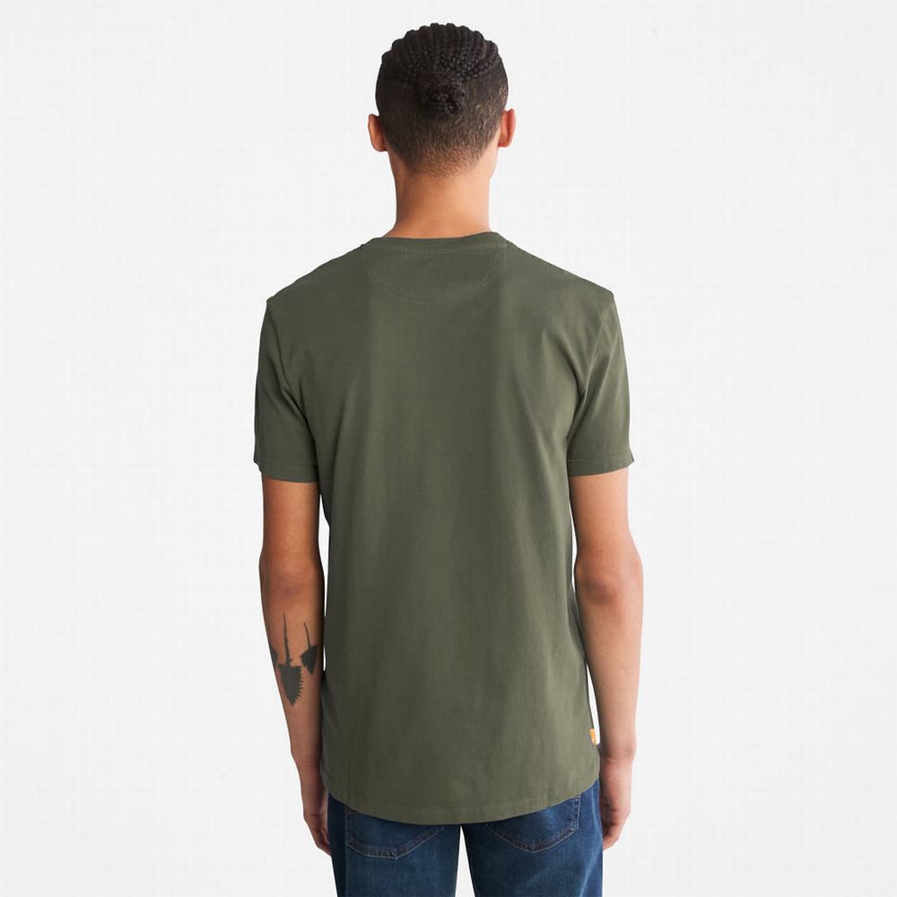 Timberland Dunstan River Pocket Tişört Erkek Yeşil | TR-5873G