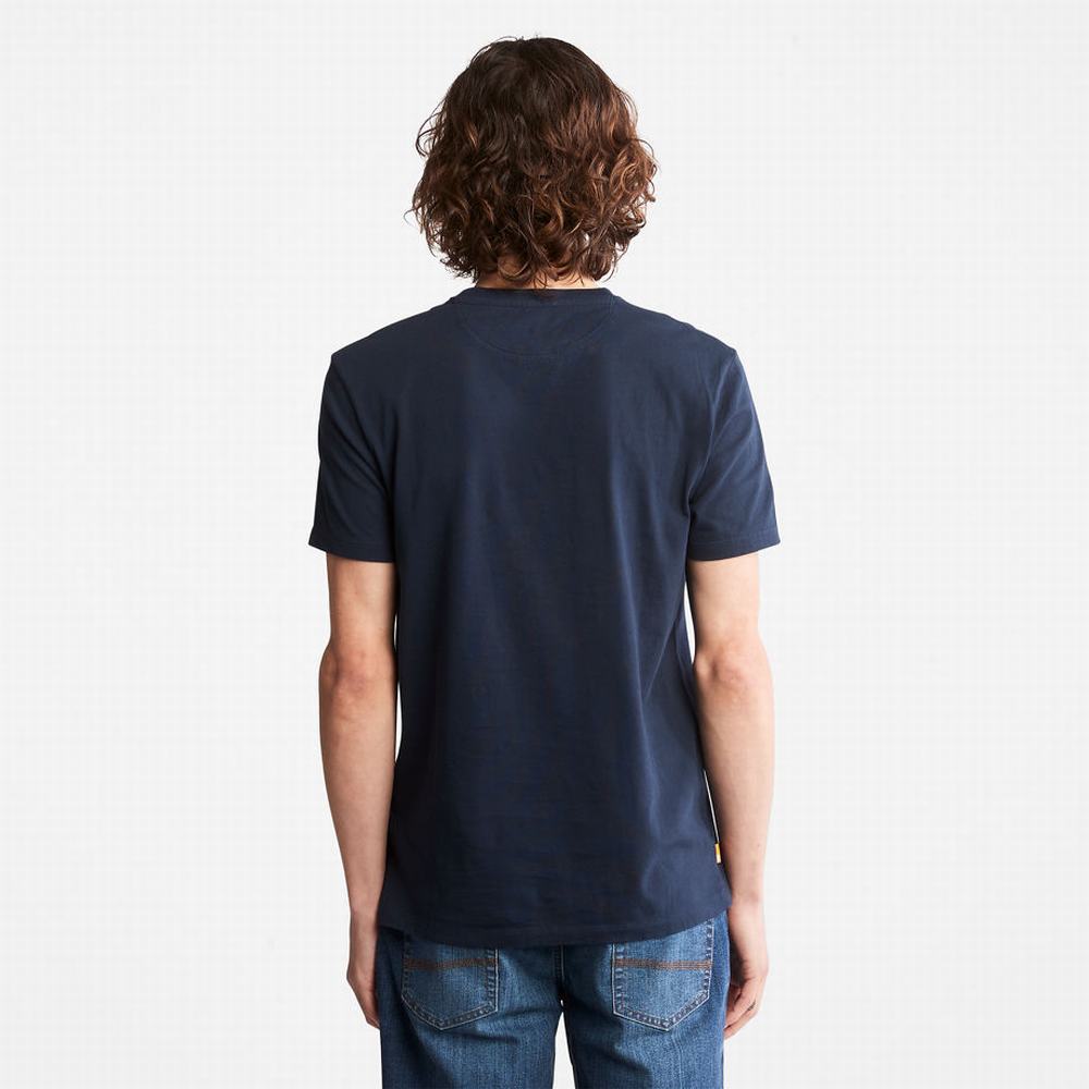 Timberland Dunstan River Pocket Tişört Erkek Lacivert | TR-8462F