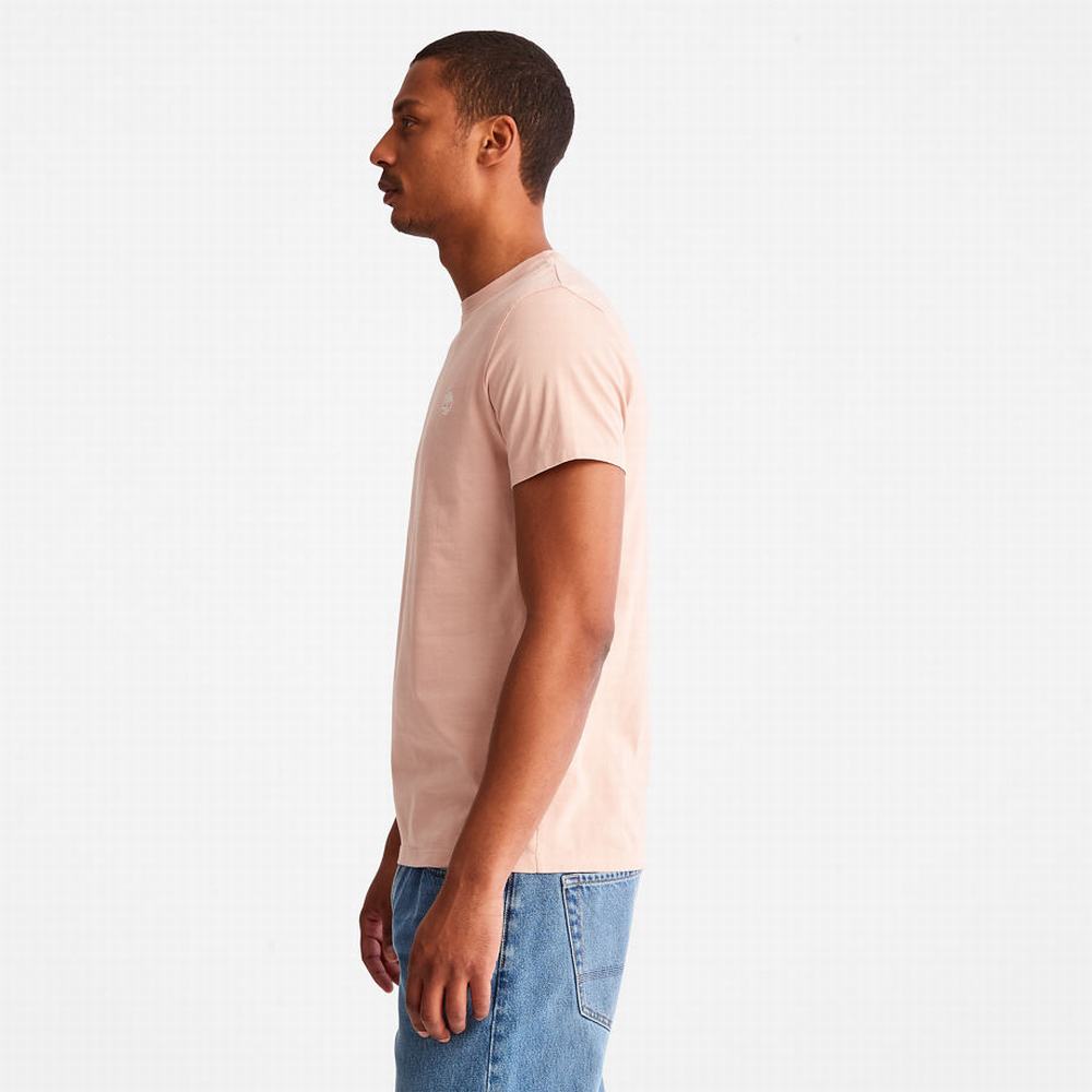 Timberland Dunstan River Tişört Erkek Açık Pembe | TR-7634B