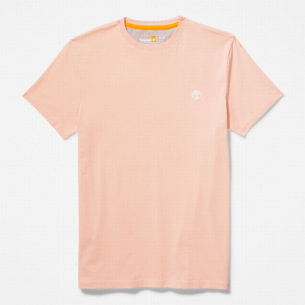 Timberland Dunstan River Tişört Erkek Açık Pembe | TR-7634B