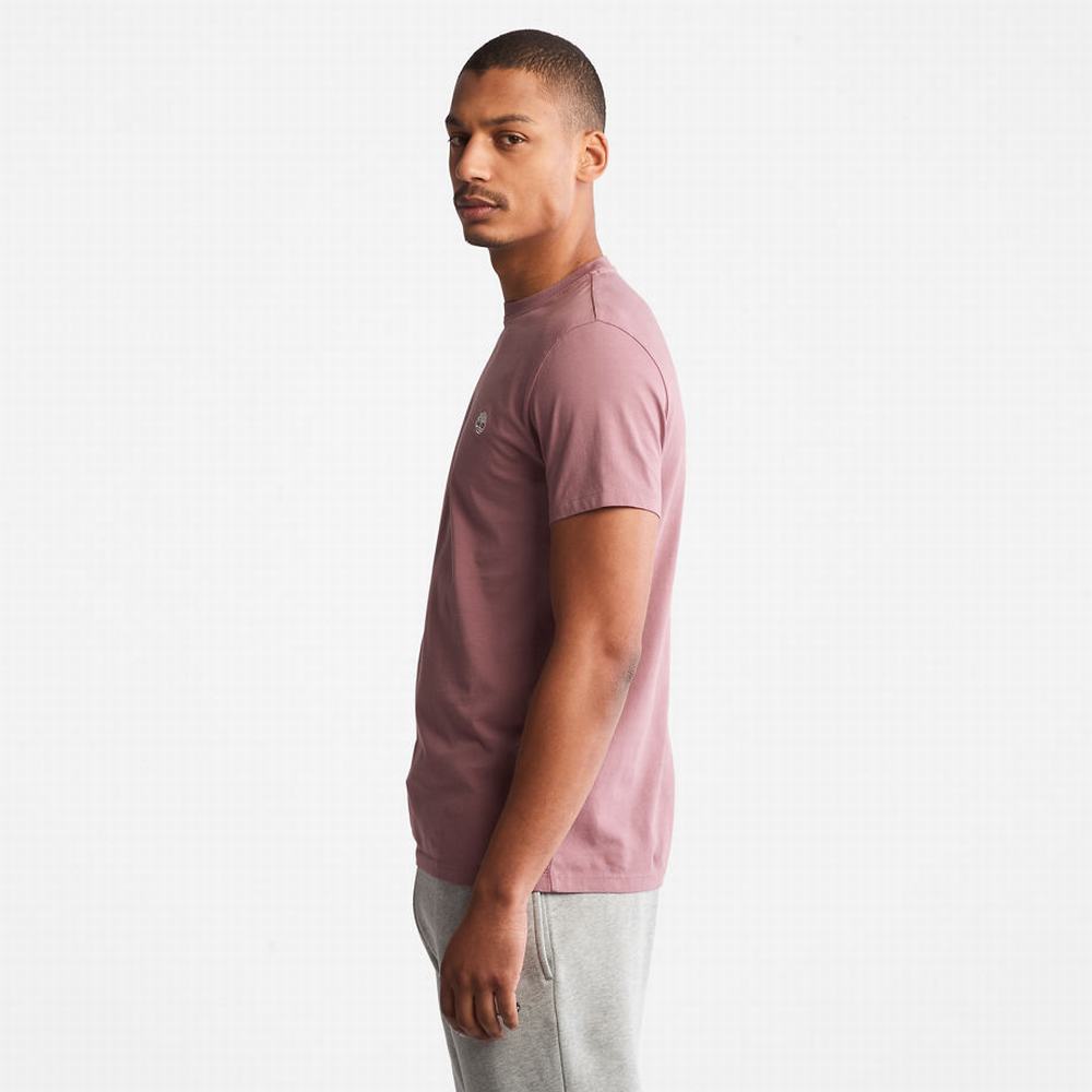 Timberland Dunstan River Tişört Erkek Pembe | TR-0236V