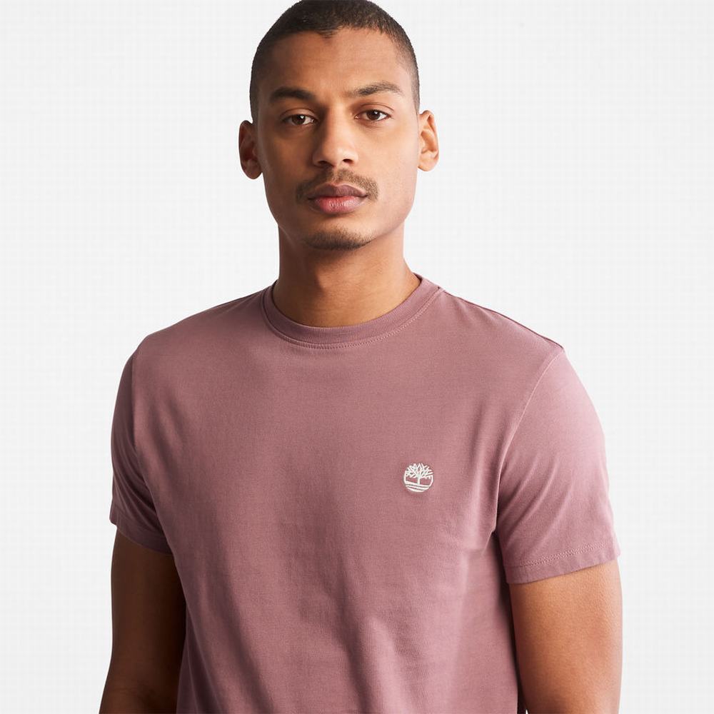 Timberland Dunstan River Tişört Erkek Pembe | TR-0236V