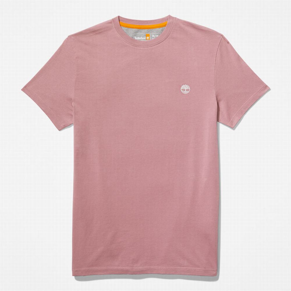 Timberland Dunstan River Tişört Erkek Pembe | TR-0236V