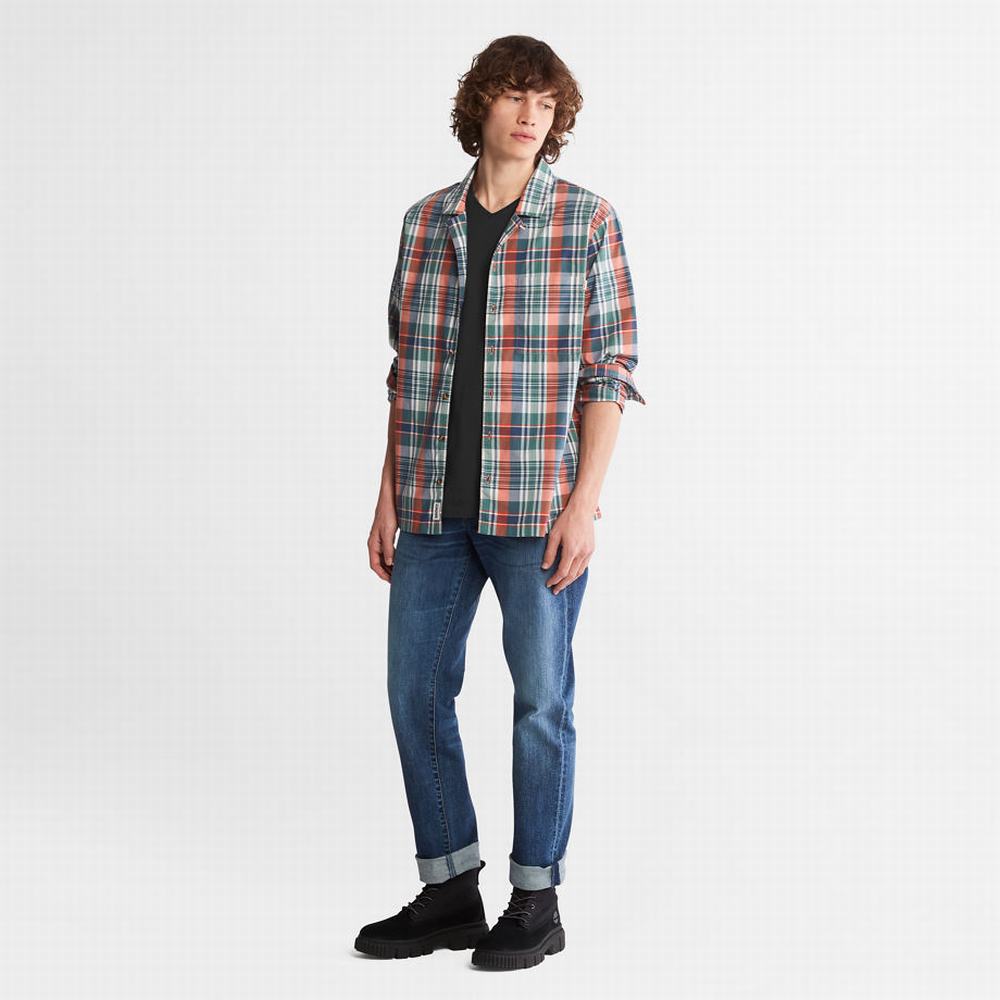 Timberland Dunstan River V-Neck Tişört Erkek Siyah | TR-1834F