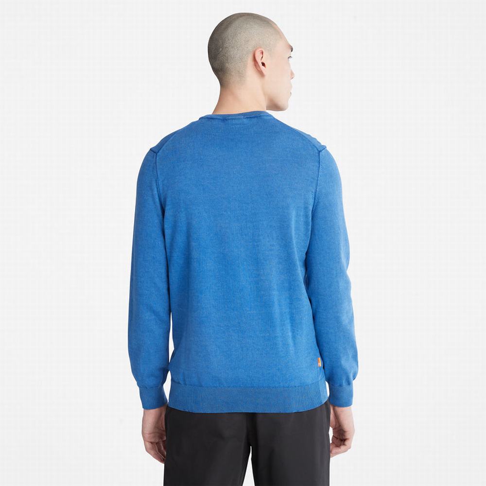 Timberland EK+ Crewneck Süveter Erkek Koyu Mavi | TR-5012U