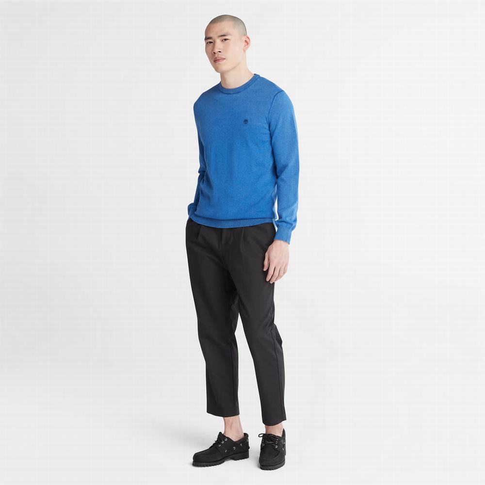 Timberland EK+ Crewneck Süveter Erkek Koyu Mavi | TR-5012U