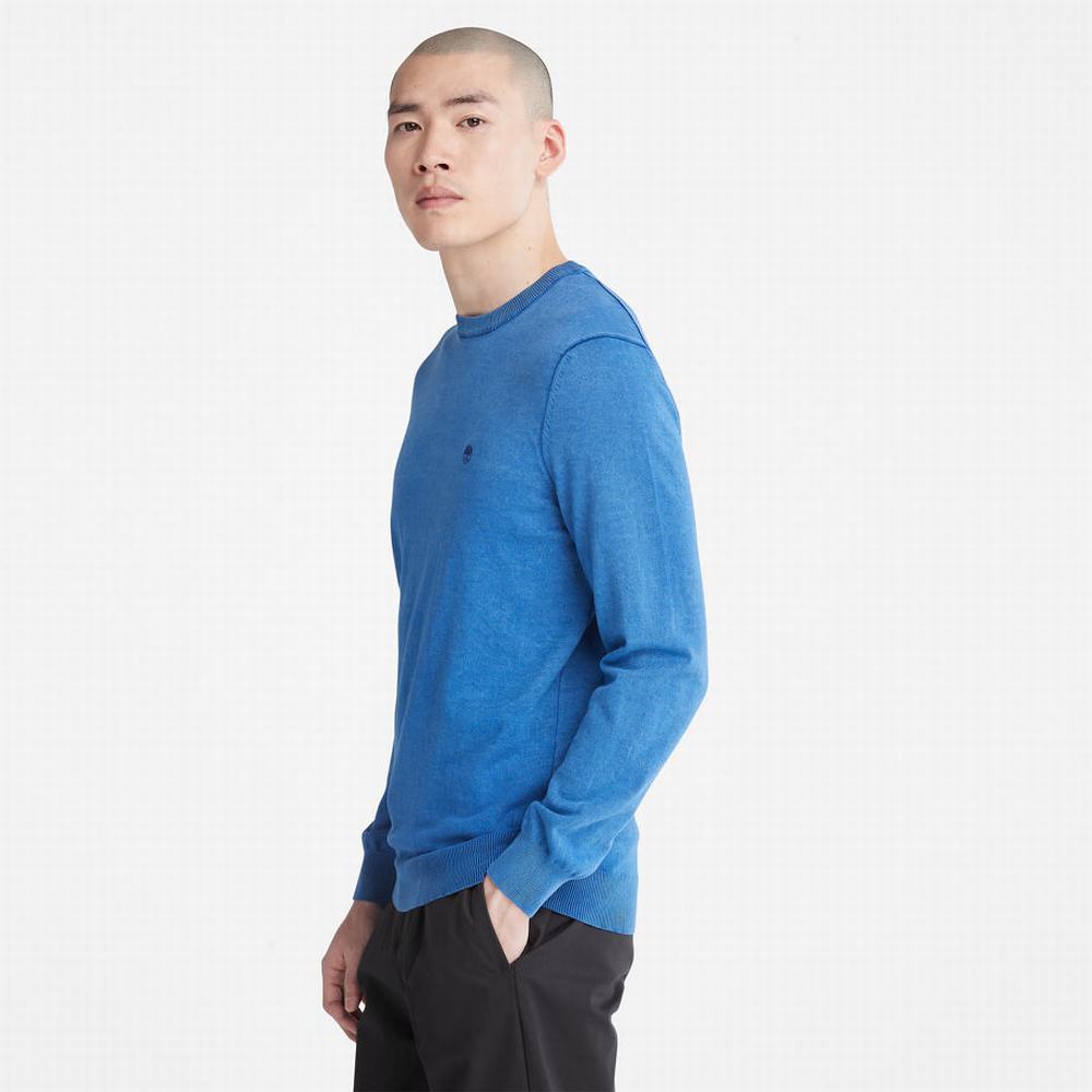 Timberland EK+ Crewneck Süveter Erkek Koyu Mavi | TR-5012U