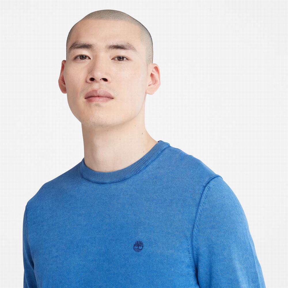 Timberland EK+ Crewneck Süveter Erkek Koyu Mavi | TR-5012U