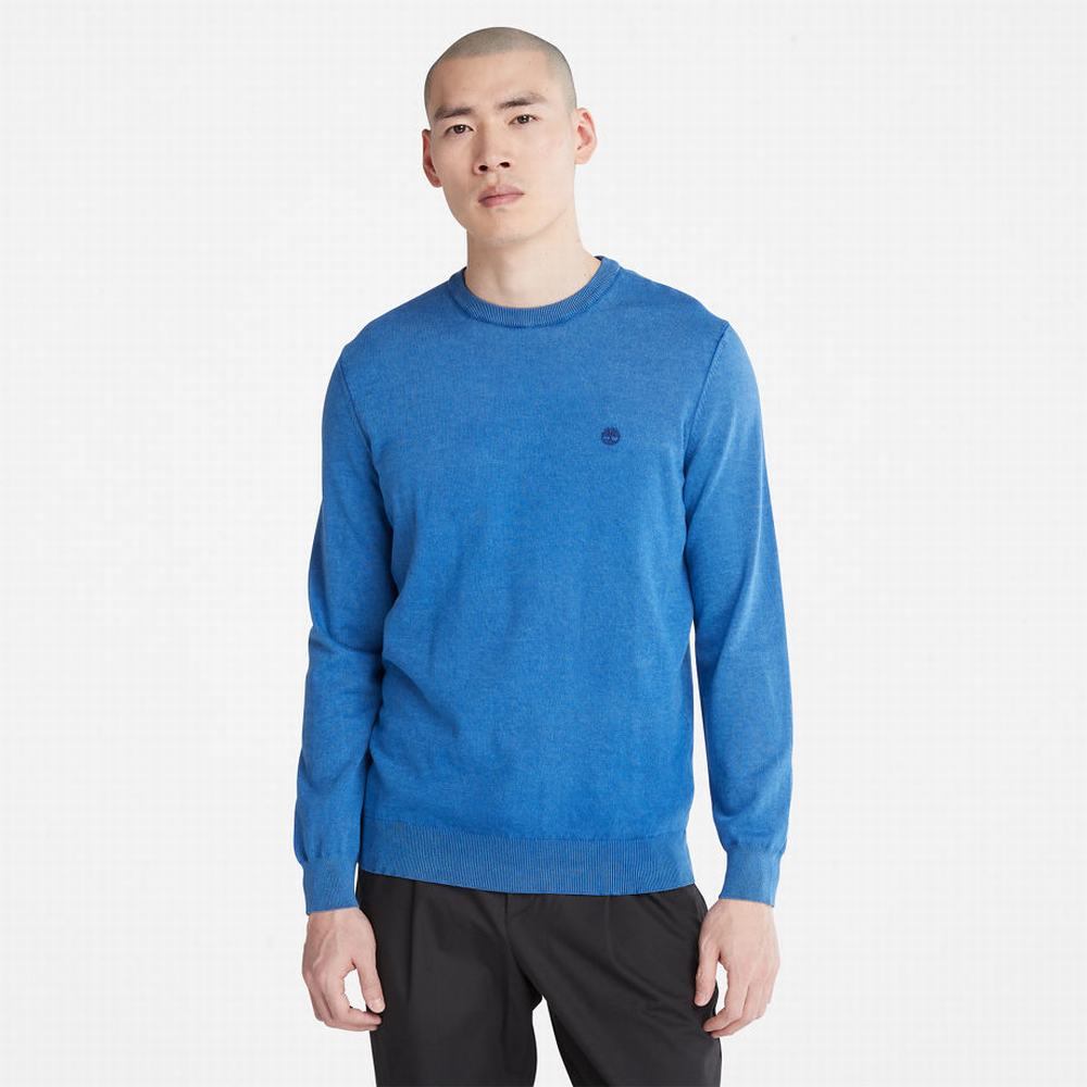 Timberland EK+ Crewneck Süveter Erkek Koyu Mavi | TR-5012U
