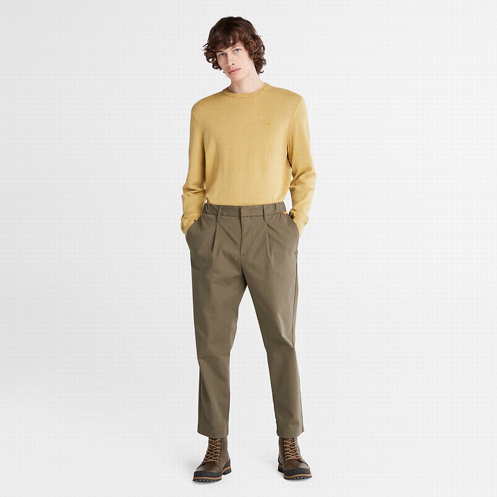 Timberland EK+ Crewneck Süveter Erkek Sarı | TR-9562S