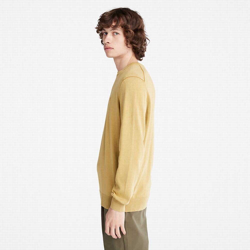 Timberland EK+ Crewneck Süveter Erkek Sarı | TR-9562S