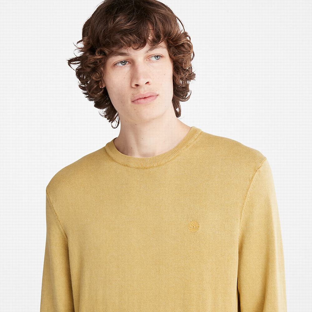 Timberland EK+ Crewneck Süveter Erkek Sarı | TR-9562S