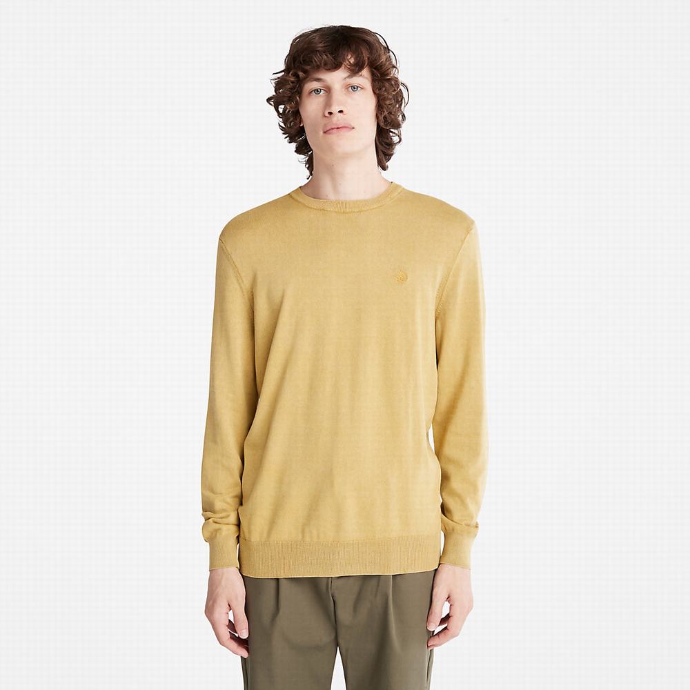 Timberland EK+ Crewneck Süveter Erkek Sarı | TR-9562S