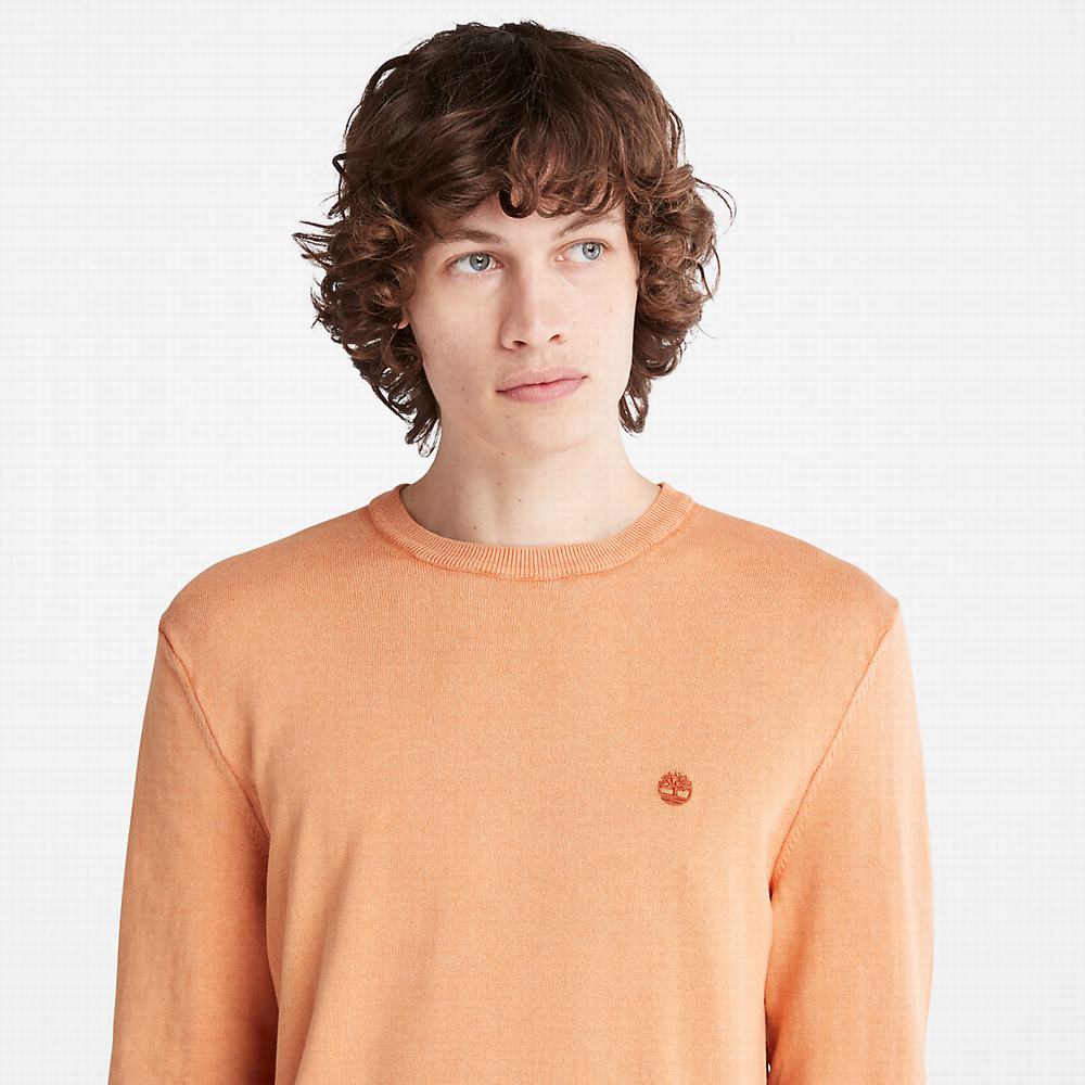 Timberland EK+ Crewneck Süveter Erkek Turuncu | TR-6073D