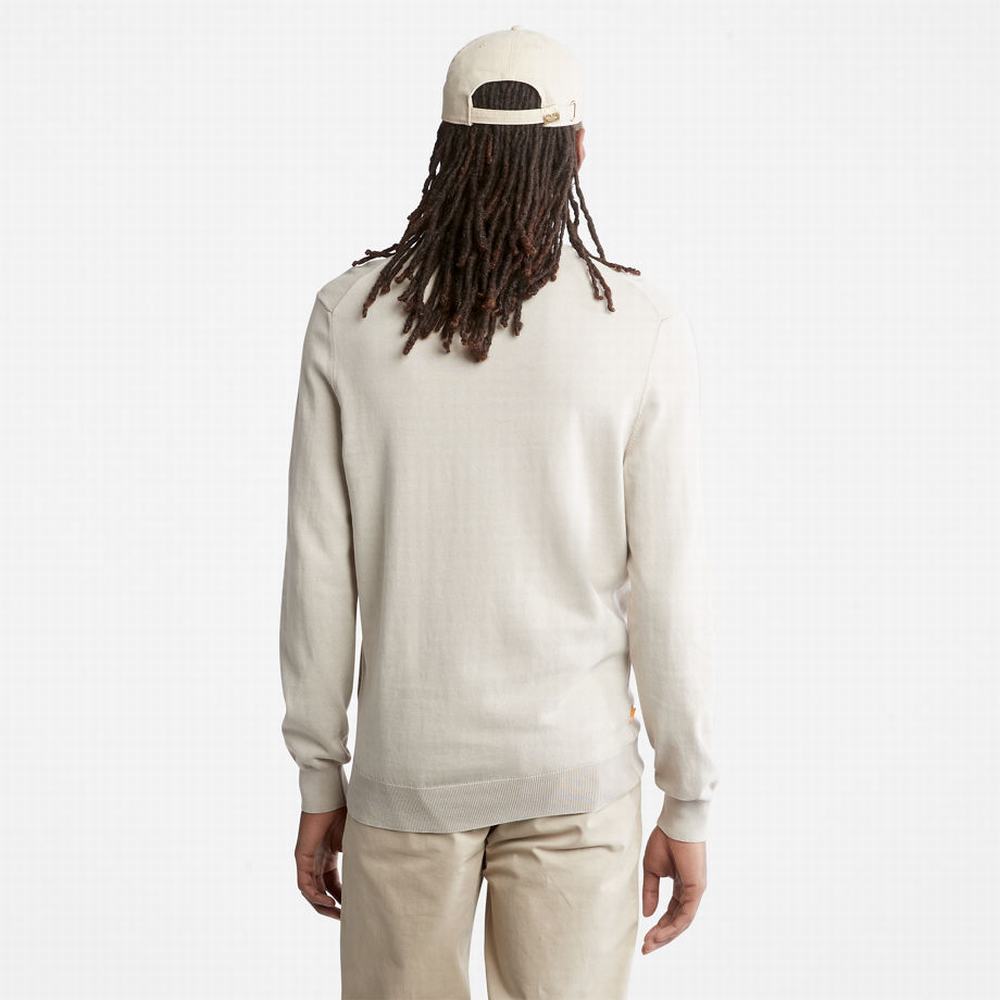 Timberland EK+ Lightweight Süveter Erkek Bej Rengi | TR-3579Y