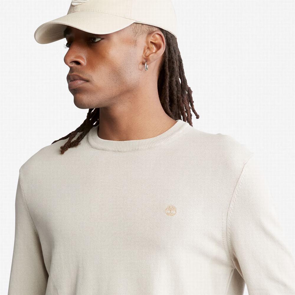 Timberland EK+ Lightweight Süveter Erkek Bej Rengi | TR-3579Y