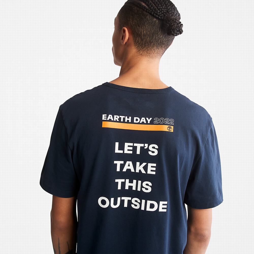 Timberland Earth Day EK+ Tişört Erkek Lacivert | TR-1476M