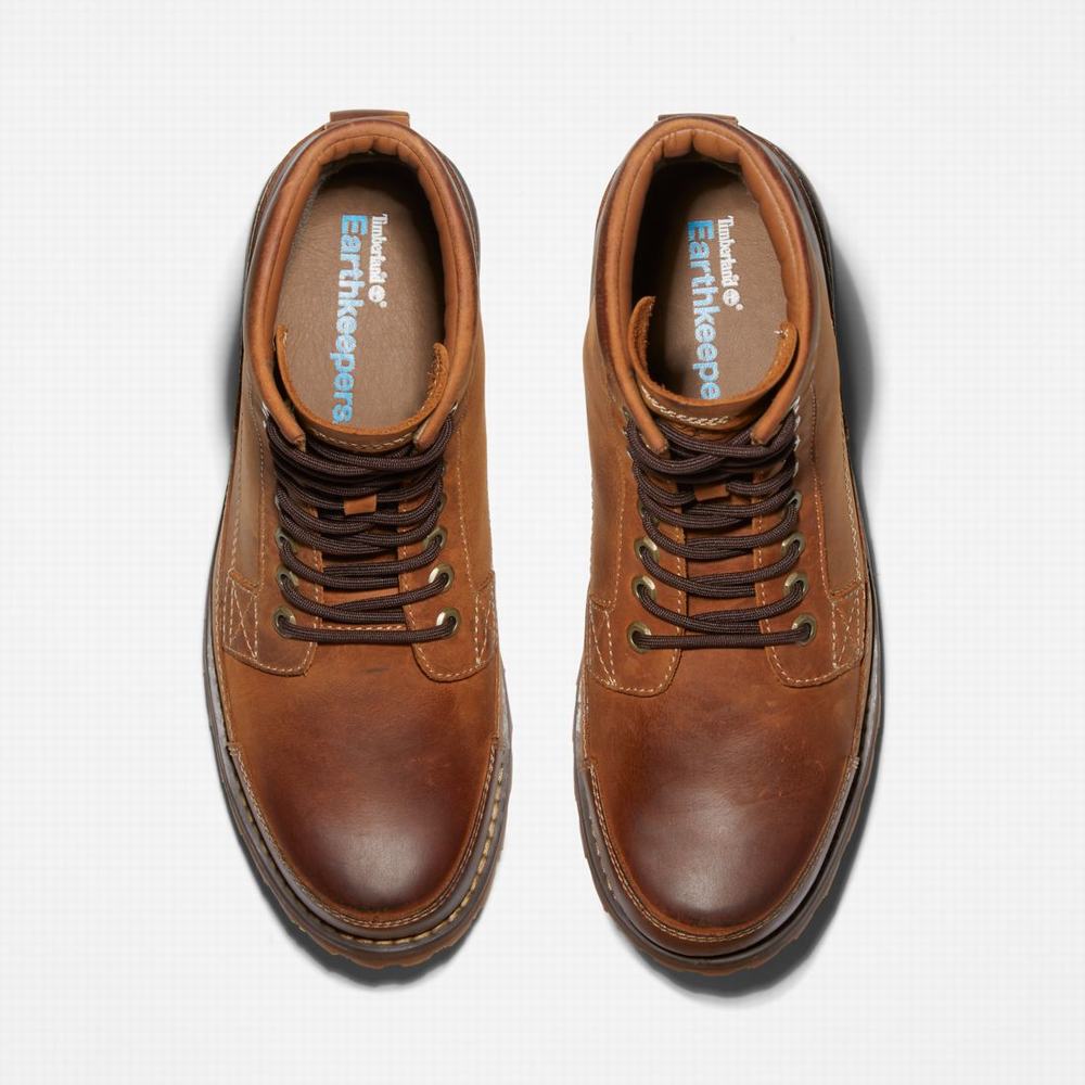 Timberland Earthkeepers® Original 6-Inch Leather Bot Erkek Kahverengi | TR-1947S