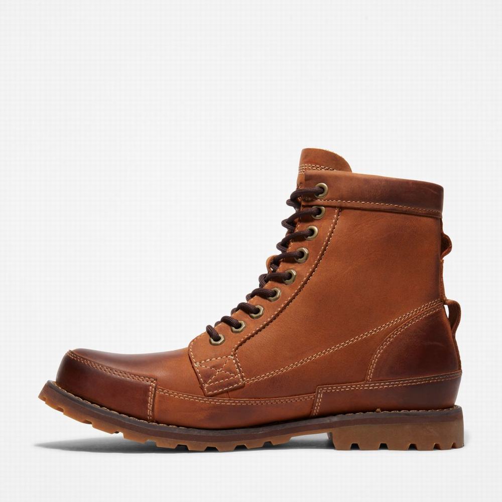 Timberland Earthkeepers® Original 6-Inch Leather Bot Erkek Kahverengi | TR-1947S