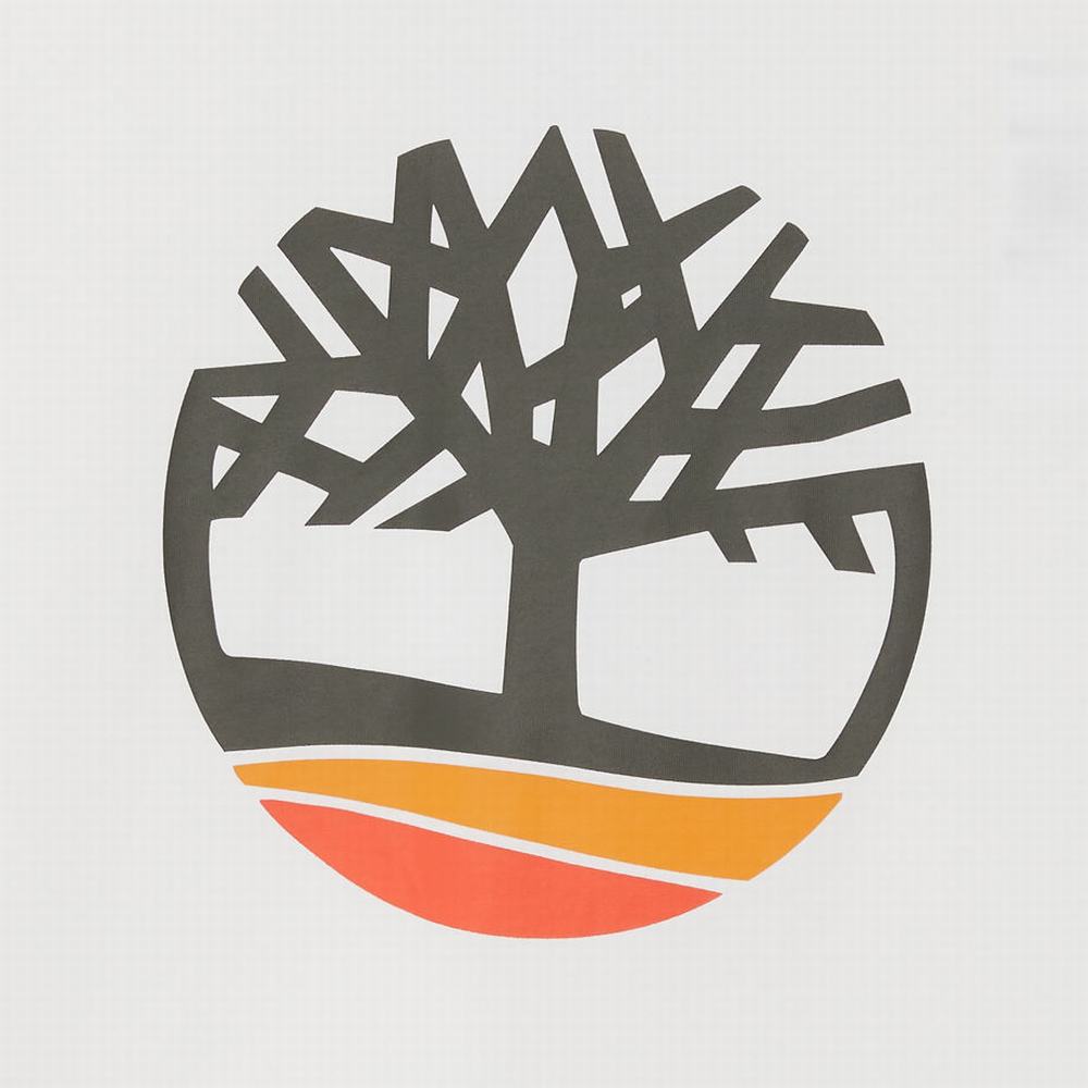 Timberland Earthkeepers® by Raeburn All Gender Logo Tişört Erkek Beyaz | TR-8912P
