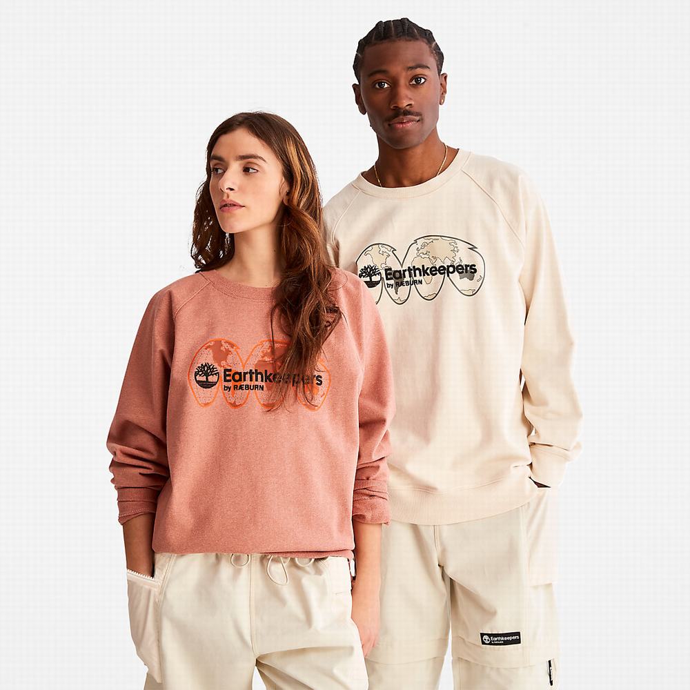 Timberland Earthkeepers® by Raeburn Archive Globe Crewneck Tişörtü Kadın Turuncu | TR-0568S