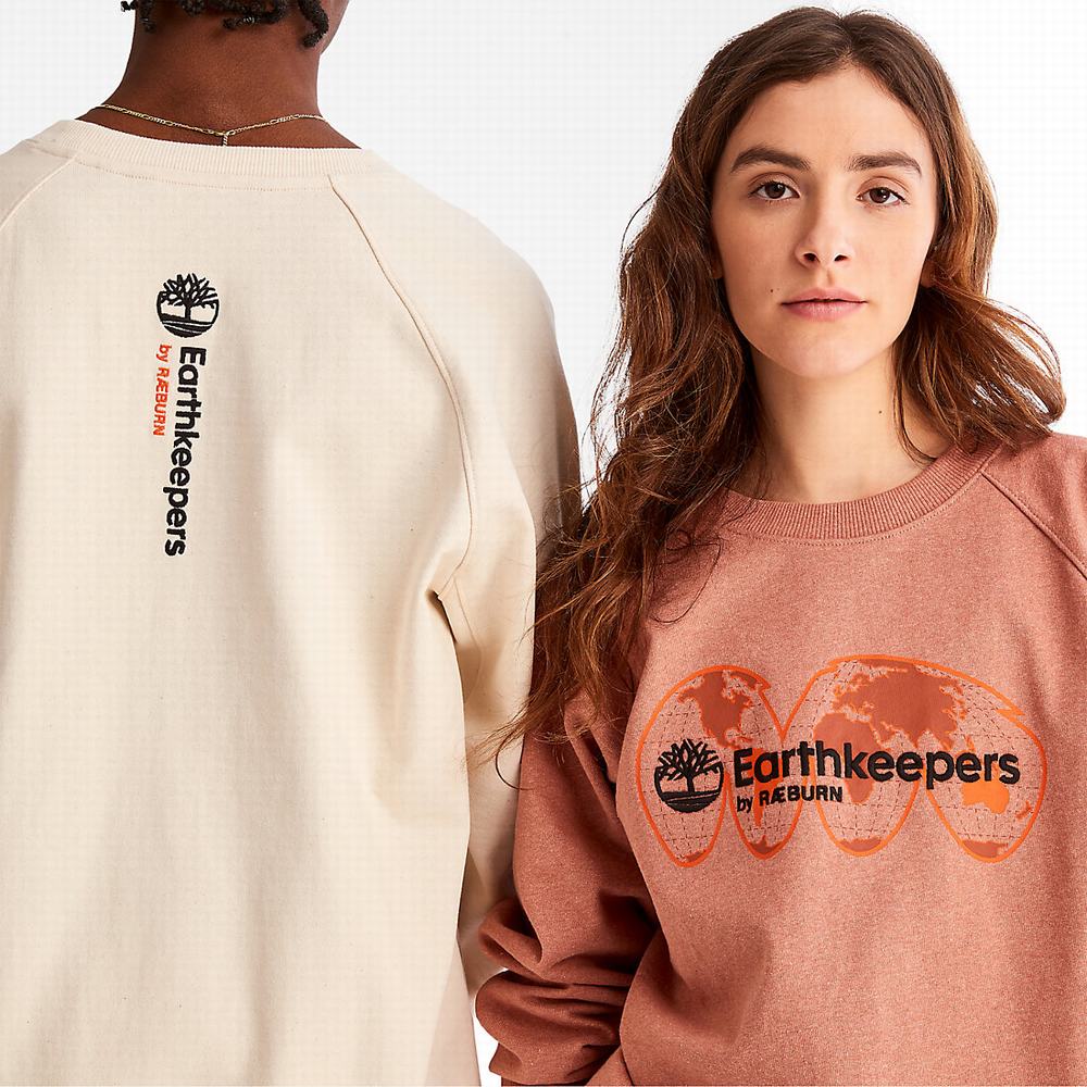 Timberland Earthkeepers® by Raeburn Archive Globe Crewneck Tişörtü Kadın Turuncu | TR-0568S