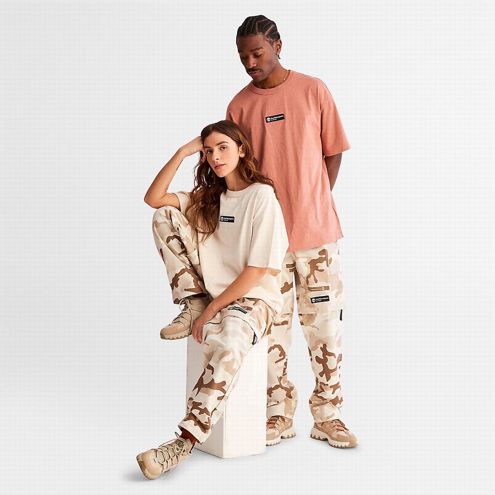 Timberland Earthkeepers® by Raeburn Archive Globe Tişört Kadın Bej Rengi | TR-4530J