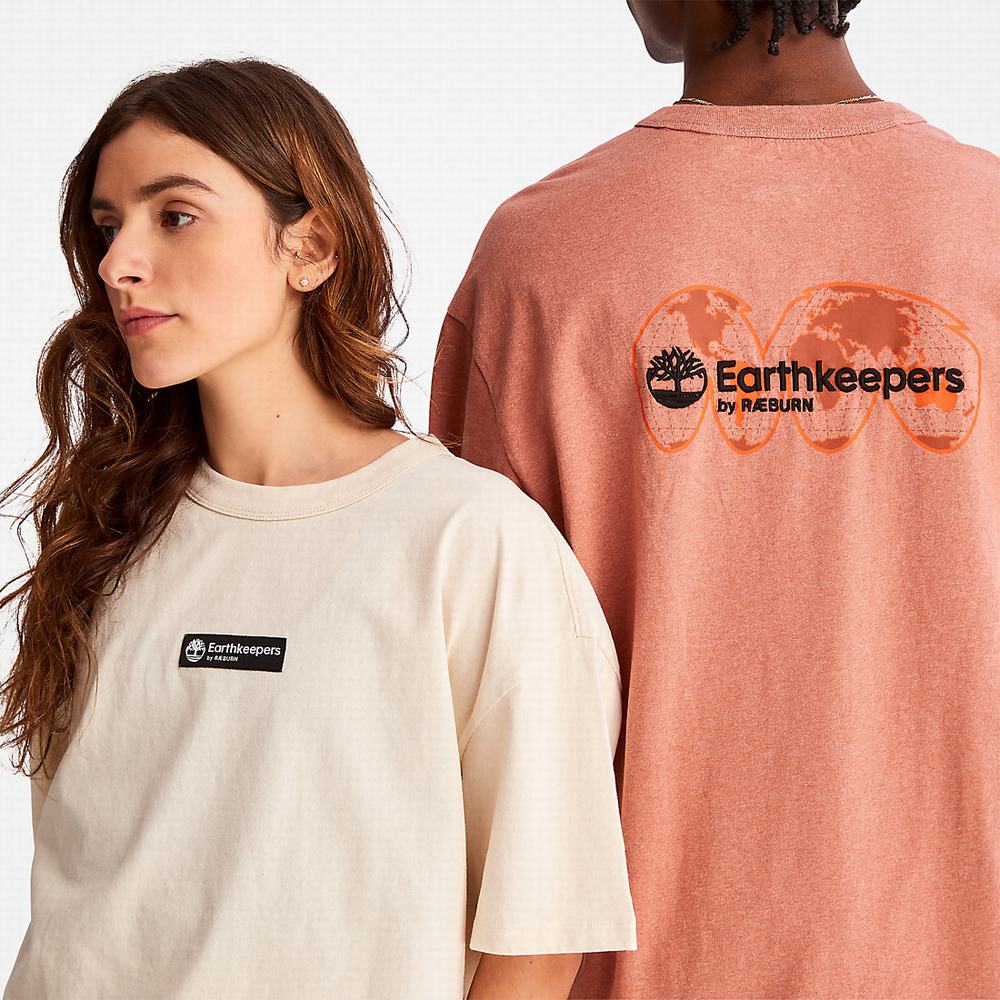 Timberland Earthkeepers® by Raeburn Archive Globe Tişört Kadın Bej Rengi | TR-4530J