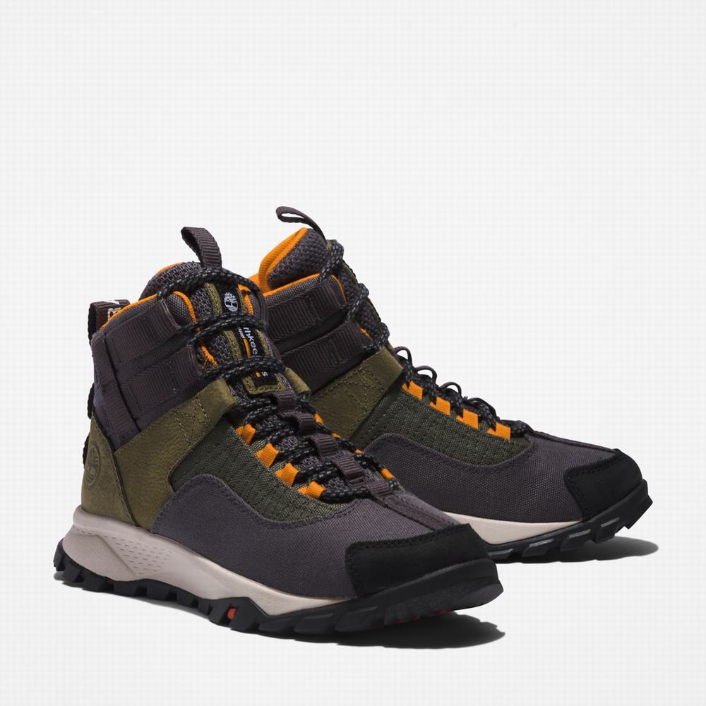 Timberland Earthkeepers® by Raeburn Garrison Yürüyüş Waterproof Hikers Yürüyüş Botu Kadın Koyu Gri Yeşil | TR-6340T