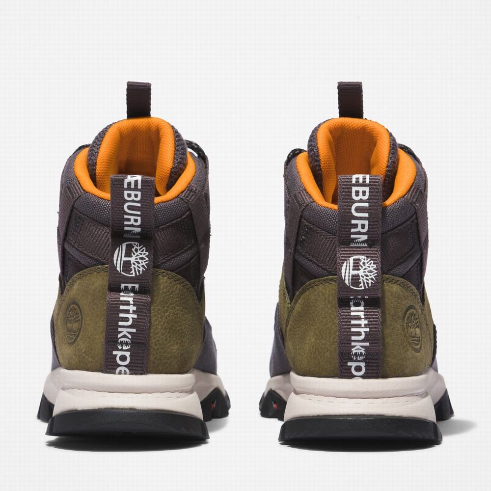 Timberland Earthkeepers® by Raeburn Garrison Yürüyüş Waterproof Hikers Yürüyüş Botu Kadın Koyu Gri Yeşil | TR-6340T