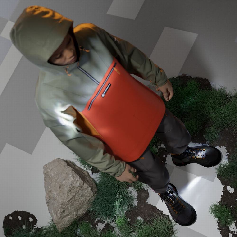 Timberland Earthkeepers® by Raeburn Garrison Yürüyüş Waterproof Hikers Yürüyüş Botu Kadın Koyu Gri Yeşil | TR-6340T