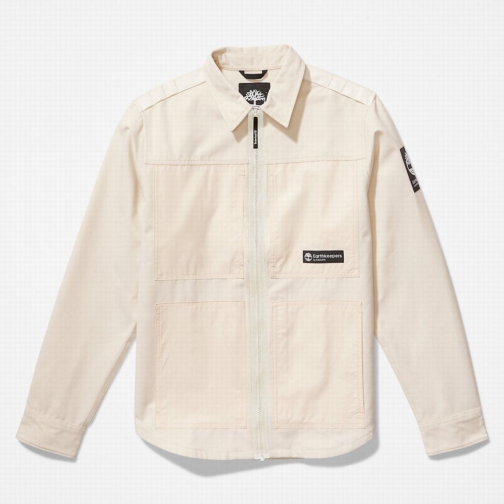 Timberland Earthkeepers® by Raeburn Overshirt Ceket Erkek Bej Rengi | TR-8516H