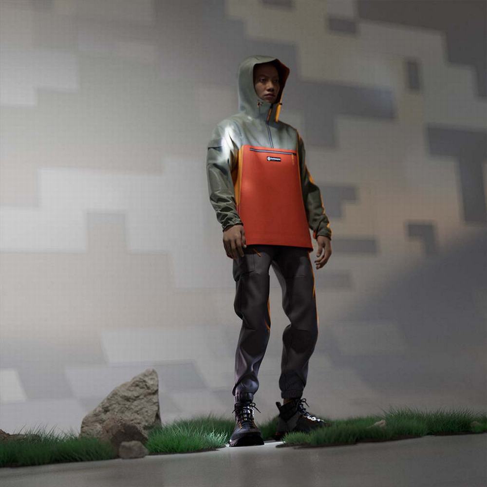 Timberland Earthkeepers® by Raeburn Rainwear Ceket Erkek Haki Turuncu | TR-3718T