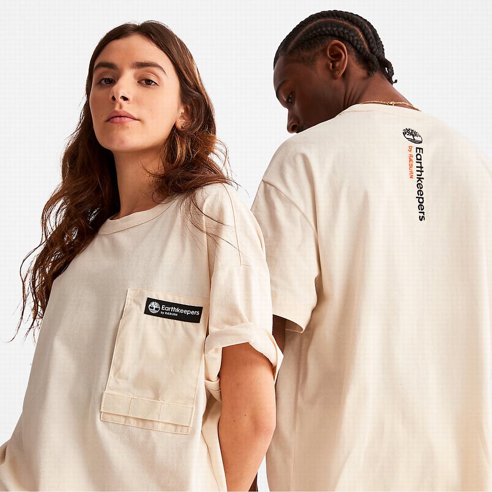 Timberland Earthkeepers® by Raeburn Utility Tişört Kadın Bej Rengi | TR-0582G