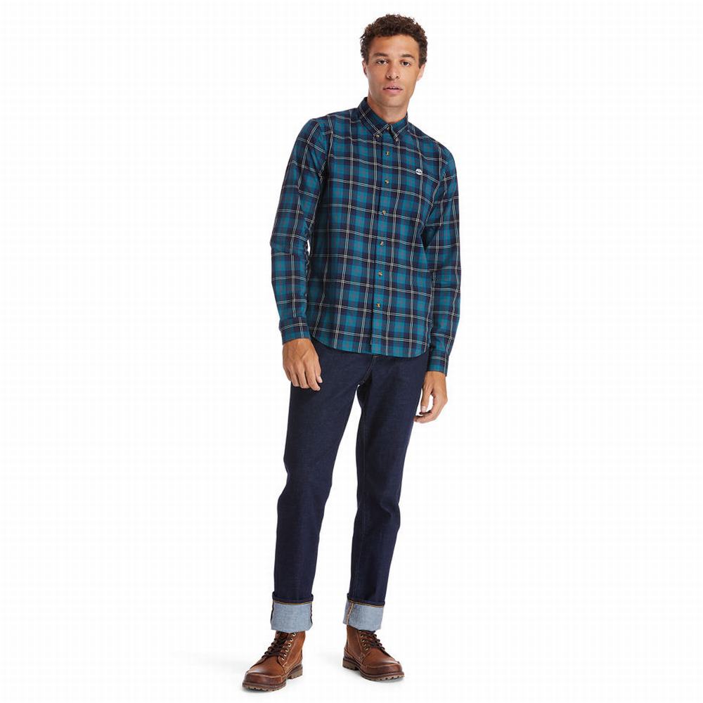 Timberland Eastham River Tartan Gömlek Erkek Yeşil | TR-2849Z