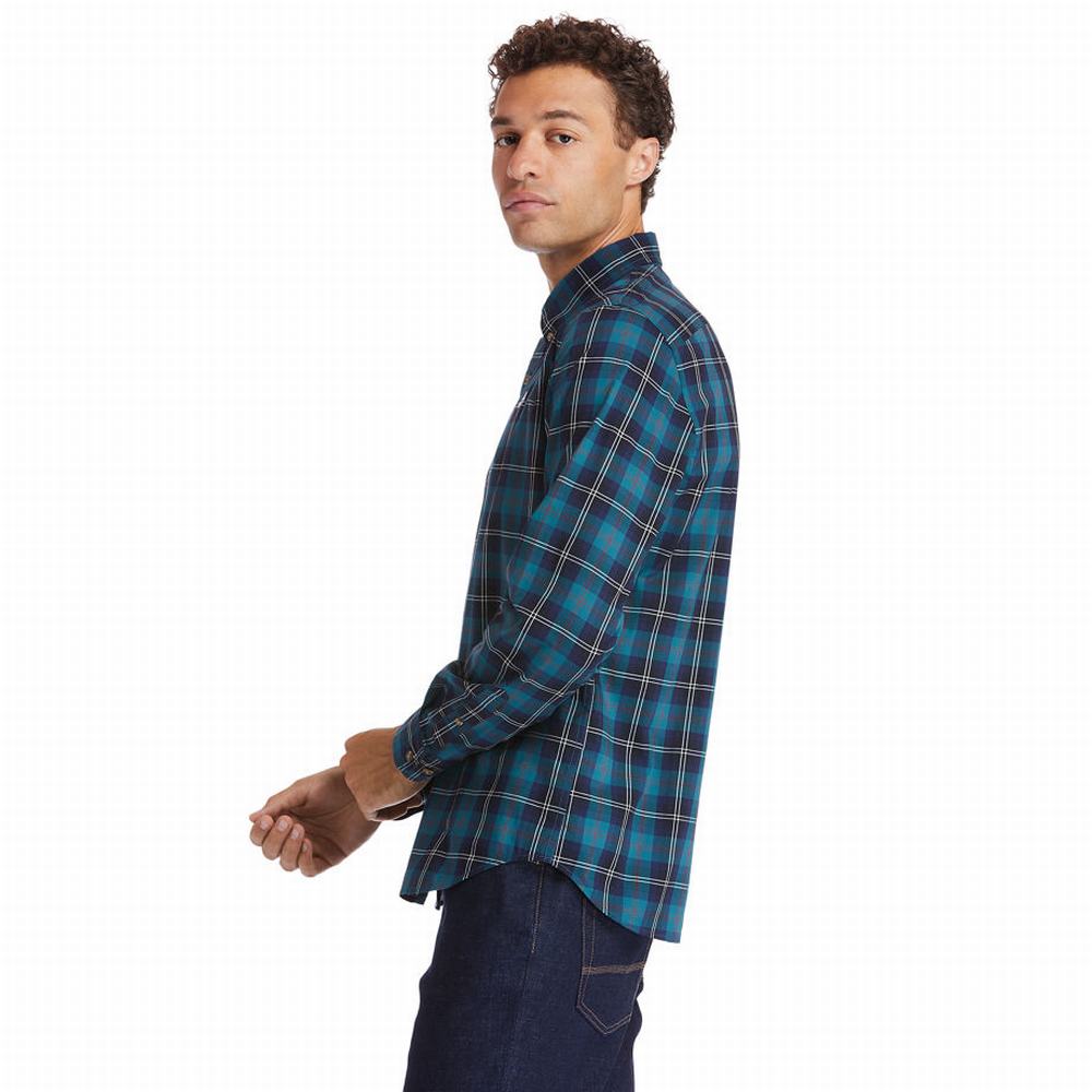 Timberland Eastham River Tartan Gömlek Erkek Yeşil | TR-2849Z