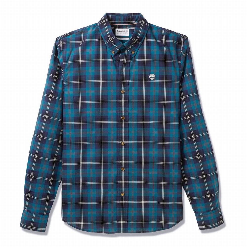 Timberland Eastham River Tartan Gömlek Erkek Yeşil | TR-2849Z