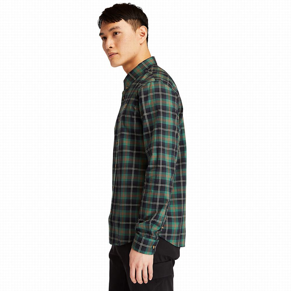Timberland Eastham River Tartan Gömlek Erkek Yeşil | TR-5691K